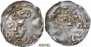 Денарий, Германия, Нижняя Лотарингия, Theoduin (1048-1075), м.д. Ciney, Ilisch 2014, 29.6
