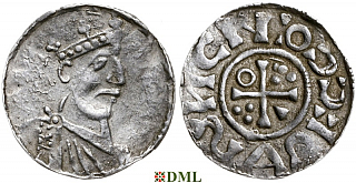 Денарий, Германия, Бавария, Konrad II (1025-1039), м.д. Regensburg, Hahn 1976, 33.5