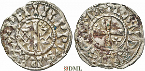 Денарий, Франция, Hervé (987-998)
