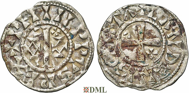 Денарий, Франция, Hervé (987-998)