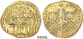 Солид, Византия, Leo IV (775-780) и Constantine VI (775-780), м.д. Constantinople