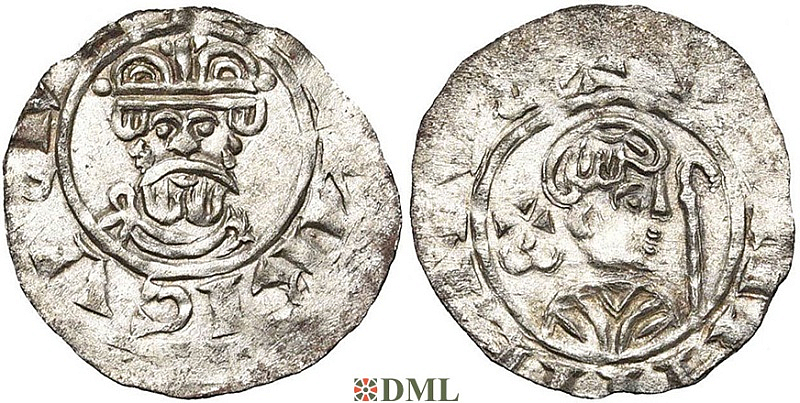Денарий, Германия, Нижняя Лотарингия, B. Wilhelm (1054-1076), м.д. Groningen, Ilisch 2000 18.7