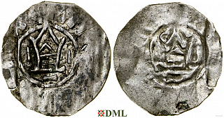 Денарий, Польша, Bolesław I (992-1025), OAP imitations