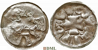 Денарий, Германия, Саксония, Anonymous bishop, Sachesnpfennig, Kilger 2000, KN 4