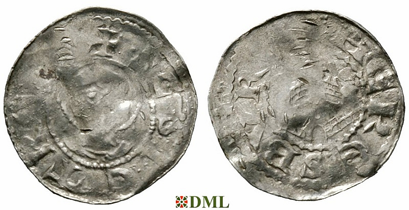 Денарий, Германия, Саксония, Anonymous bishop, м.д. Marsberg, Dbg. 1622