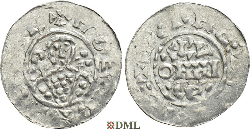 Денарий, Германия, Нижняя Лотарингия, B. Bernold (1040-1054), м.д. Groningen, Ilisch 2000 18.1