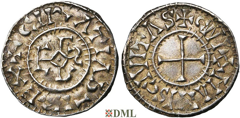 Денарий, Каролинги, Charles le Chauve (840-877)