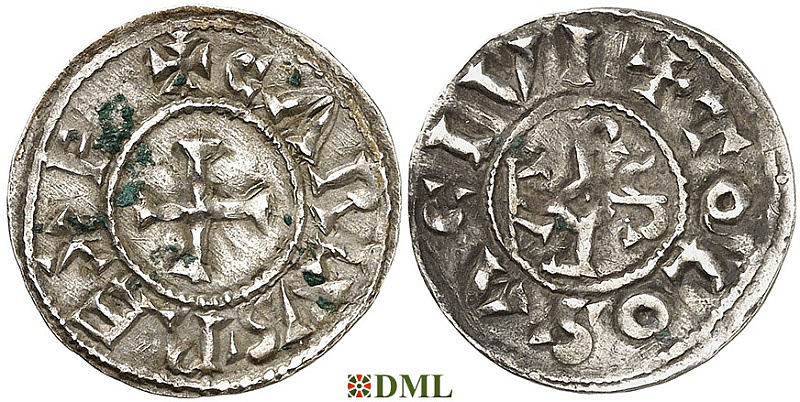 Денье, Каролинги, Charles le Chauve (840-877), м.д. Toulouse, Depeyrot 1002
