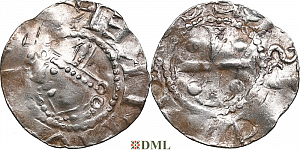 Денарий, Германия, Саксония, Konrad II (1024-1039), м.д. Dortmund, Dbg. 754