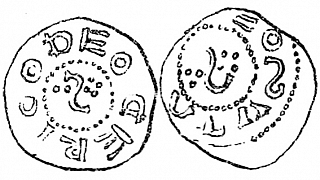 Денарий, Германия, Верхняя Лотарингия, Dietrich I (984-1027), Dbg. 1