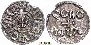 Денье, Каролинги, Louis I (814-840), м.д. Cologne, Depeyrot 342