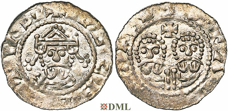 Денарий, Германия, Нижняя Лотарингия, Gf. Egbert II (1068-1090), м.д. Stavoren, Ilisch 2000, 22.1