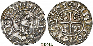 Денарий, Англия, William I (1066-1087), м.д. Oxford, монетарий Heregod, North 847