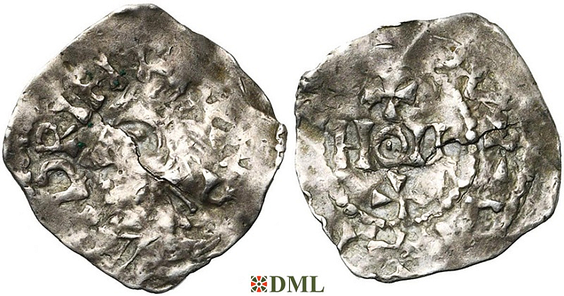 Денарий, Германия, Нижняя Лотарингия, Heinrich III (1046-1056), м.д. Ciney, Ilisch 2014, 29.3