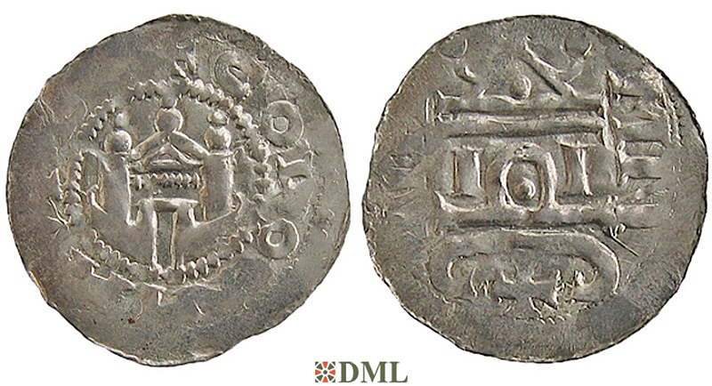 Денарий, Германия, Нижняя Лотарингия, Anonymous bishop, м.д. Koln, Dbg 373