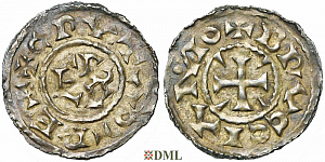 Денарий, Каролинги, Karel de Eenvoudige (897-922)