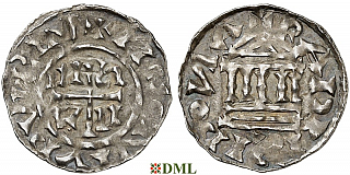 Денарий, Германия, Бавария, Heinrich III (1027-1039) и Konrad II (1024-1039), м.д. Regensburg, Hahn 1976, 35