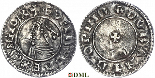 Денарий, Англия, Æthelred II (978-1016), м.д. Worcester, монетарий Durand, North 773