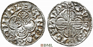 Денарий, Англия, Cnut  (1016-1035), м.д. London, монетарий Wulfwine, North 781