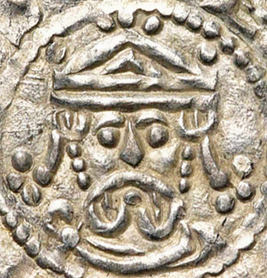 Денарий, Германия, Нижняя Лотарингия, Gf. Egbert II (1068-1090), м.д. Winsum, Ilisch 2000, 22.8