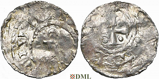 Денарий, Германия, Нижняя Лотарингия, Gf. Reginar V (1013-1030), м.д. Mons, Ilisch 2014, 20.2