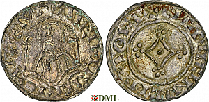 Денарий, Дания, Magnus I (1042-1047), м.д. Hedeby, Hbg. 38