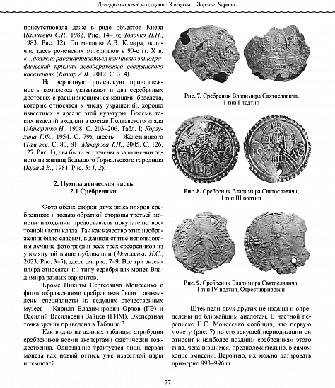 Сборник статей VII МНК «Эпоха викингов в Восточной Европе в памятниках нумизматики VIII–XI вв.»