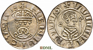 Денарий, Германия, Нижняя Лотарингия, Wilhelm (1054-1076), м.д. Groningen, Ilisch 2000, 18.4