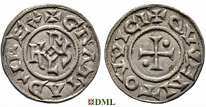 Денье, Каролинги, Charles le Chauve (840-877), м.д. Quentovic, Depeyrot 811