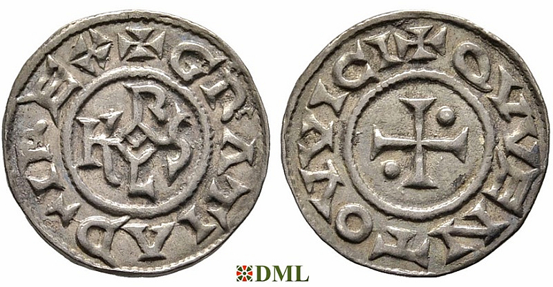 Денье, Каролинги, Charles le Chauve (840-877), м.д. Quentovic, Depeyrot 811