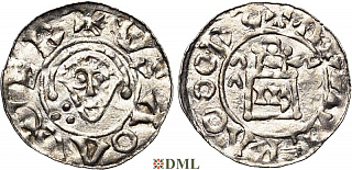 Денарий, Германия, Нижняя Лотарингия, Godfried (†1069), м.д. Merum, Ilisch 2000, 24.3