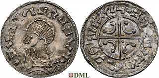 Денарий, Дания, Hardeknut (1035-1042), м.д. Orbaek, Hbg. 42
