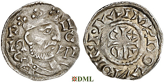 Денарий, Германия, Бавария, Heinrich III (1039-1056), м.д. Regensburg, Hahn 1976, 38A