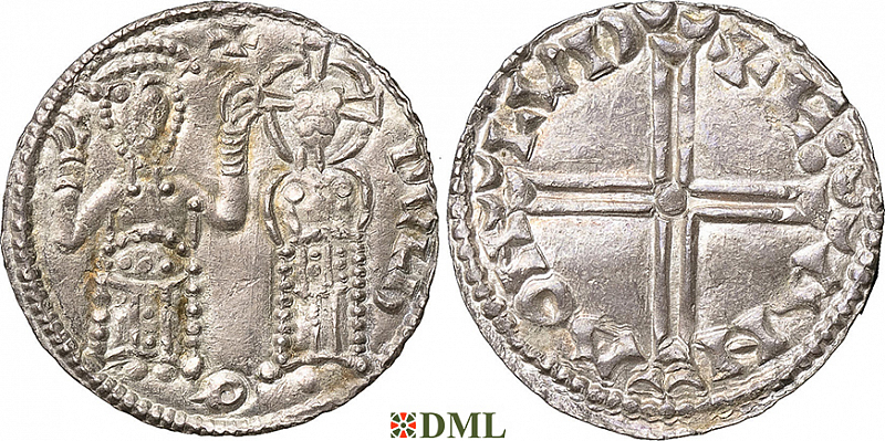 Денарий, Дания, Sven Estridsen (1047-1075), м.д. Lund, Hbg. 16