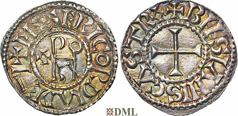 Денье, Каролинги, Eudes (887-898), м.д. Blois, Depeyrot 163