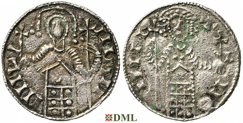 Денарий, Дания, Sven Estridsen (1047-1075), м.д. Lund, Hbg. 4
