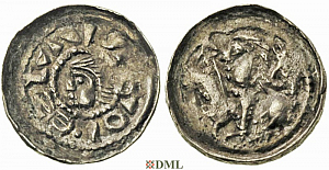 Денарий, Польша, Bolesław II (1058-1080)