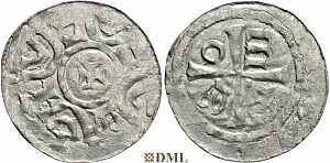 Денарий, Германия, Саксония, Anonymous bishop, Unknown mints (Lower Elbe region), Dbg. 1786