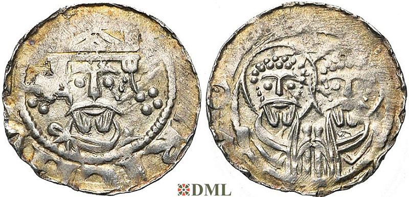 Денарий, Германия, Саксония, Heinrich III (1046-1056), м.д. Goslar, Dbg. 667