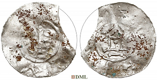 Денарий, Германия, Саксония, Нижняя Саксония, м.д. Goslar, type OAP