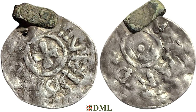 Денарий, Германия, Саксония, Bernard II (1011-1059), м.д. Luneburg, Dbg. 589