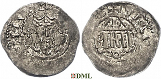 Денарий, Германия, Франкония, Heinrich III (1039-1056), Bardo (1031-1051), м.д. Mainz, Dbg. 805