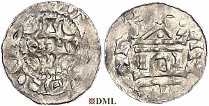 Денарий, Германия, Верхняя Лотарингия, Konrad II (1027-1039), м.д. Andernach, Dbg. 446