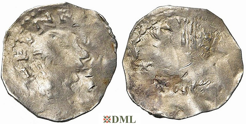 Денарий, Германия, Нижняя Лотарингия, Heinrich III (1039-1056), м.д. Thuin, Ilisch 2014 21.9