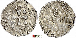 Денарий, Германия, Нижняя Лотарингия, Otto I (962-973) и Bruno (953-965), м.д. Koln, Dbg. -