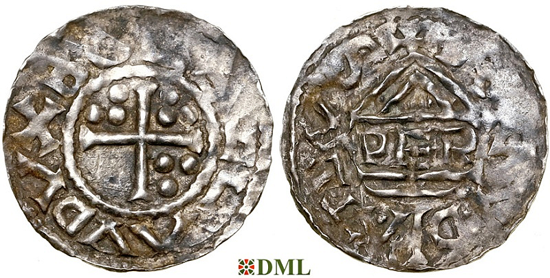 Денарий, Чехия, Boleslav II (972/973-999), м.д. Prague, Šmerda 1996, 1c