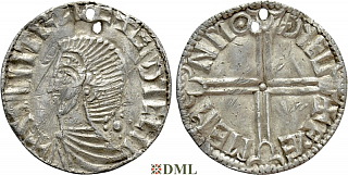 Денарий, Ирландия, Sihtric III (995-1036), м.д. Dublin, монетарий  Faeremin
