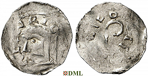 Денарий, Германия, Нижняя Лотарингия, Heinrich II (1014-1024), м.д. Luttich, Ilisch 2014, 34.9