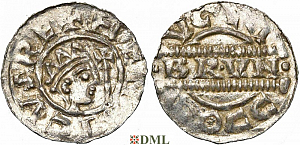 Денарий, Германия, Нижняя Лотарингия, Bruno III (1050-1057), м.д. Dokkum, Ilisch 2000, 21.19