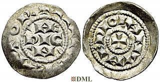 Денарий, Италия, Heinrich III-IV (1039-1126), м.д. Milan